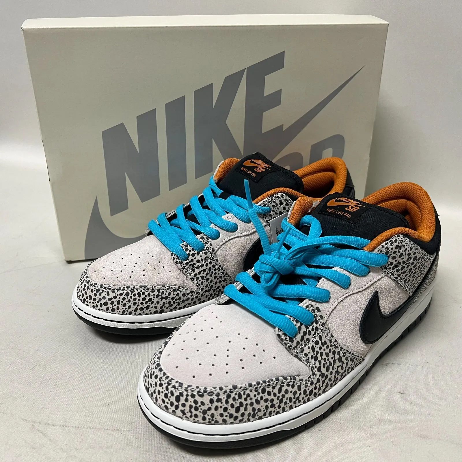 浜館80-1714】 【店舗併売品】 NIKE SB Dunk Low Pro Electric Safari 