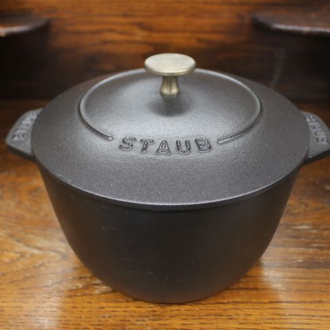 フランス製 未使用 3L STAUB ストウブ ファミリーライス ココット 