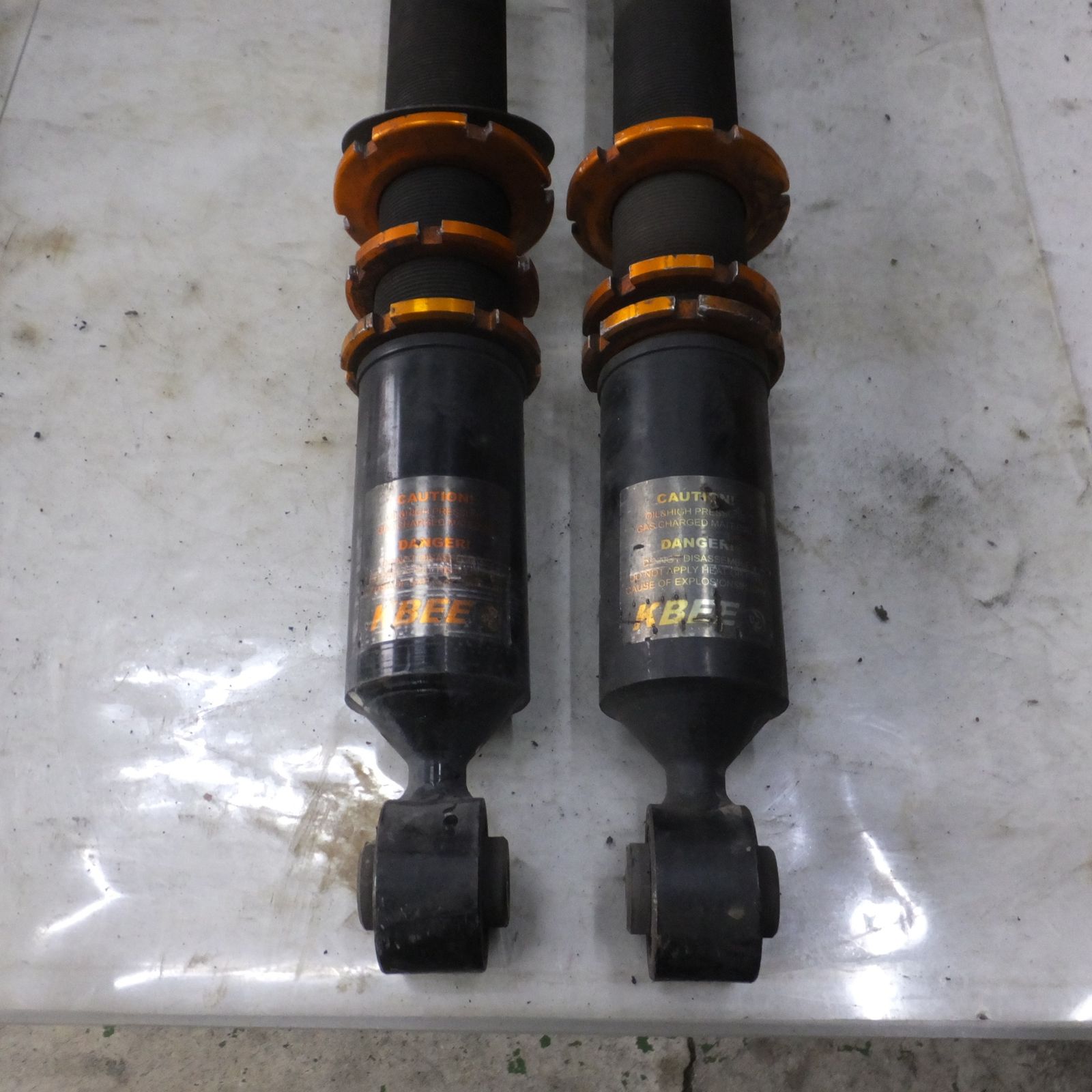 ◆ランサーエボリューション10 CZ4A KBEE サスペンション 車高調 ダンパー ケイビー ランエボ10 現状品◆