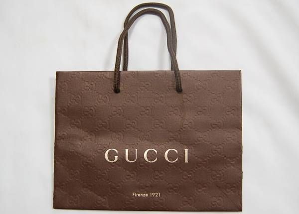 GUCCI グッチ 紙袋 Lサイズ バッグ アパレル等 ショッパー ショップ袋