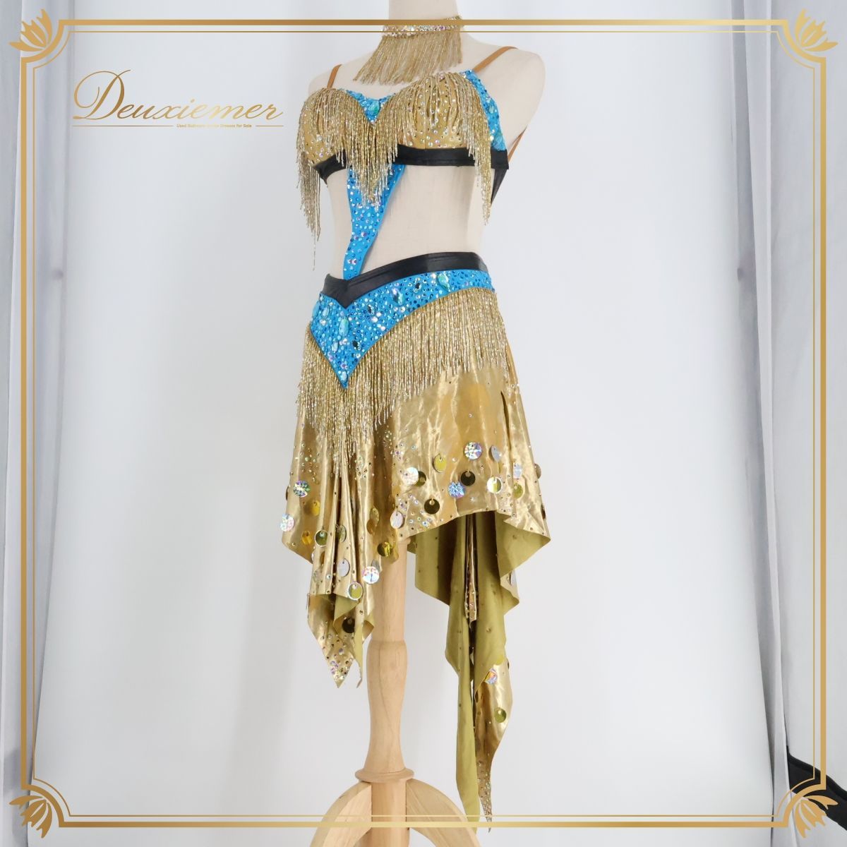 CHACCOT スタンダードドレス 値下げ☆【掲載依頼】中古・社交ダンス・ラテンドレス【L-722