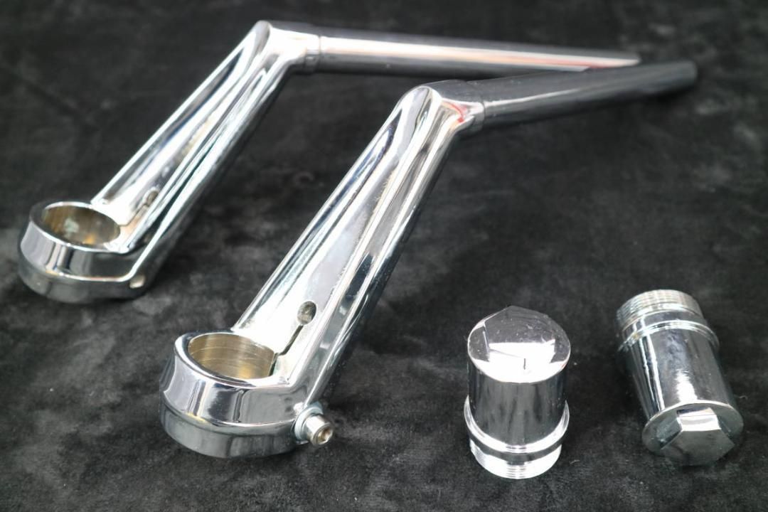 VFハン タイプ メッキ ハンドル＋延長キット④/バリオス1用 Ⅰ型 