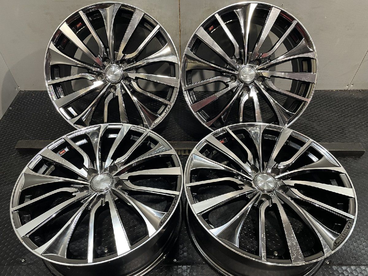Weds LEONIS VT ウェッズ レオニスVT 19インチ 4本 7.5J5HPCD114.3+48 ステップワゴン ヴォクシー ノア等　(MHC292KS)