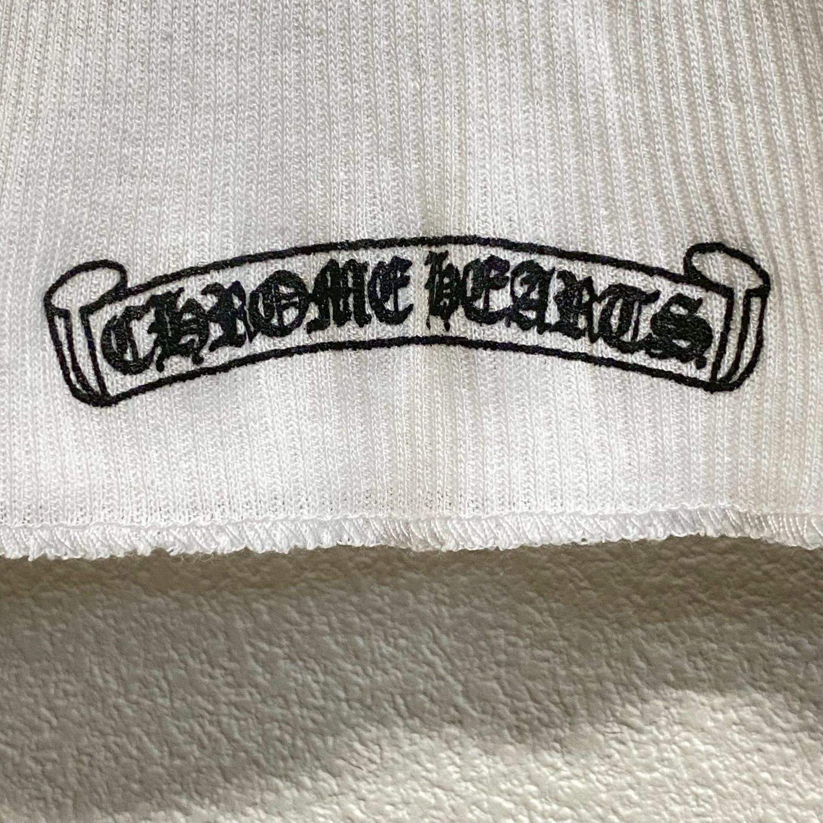 ギフトに最適。 CHROME HEARTS Horse Shoe クロムハーツ ホースシュー 白 ホワイト タンクトップ ノースリーブカットソー トップス メンズ レディース Sサイズ