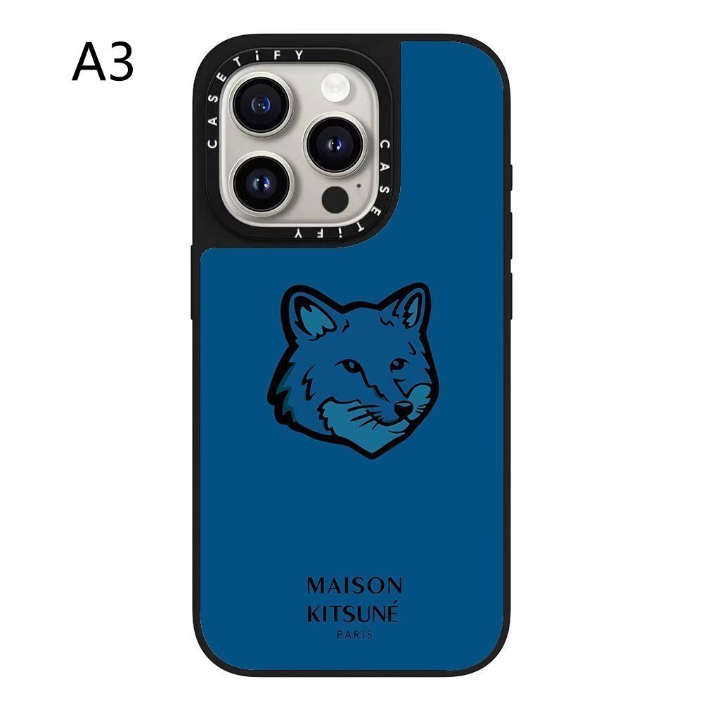 【希少】MAISON KITSUNÉ iPhone14PROケース CASET x Maison Kitsuné スマホケース スマホケース iPhone16