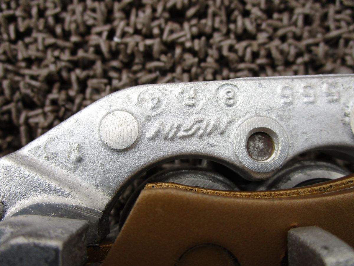 KDX220SR フロントキャリパー A6848 NISSIN DX220B カワサキ キャブ車 BRIGHTFACE_UK