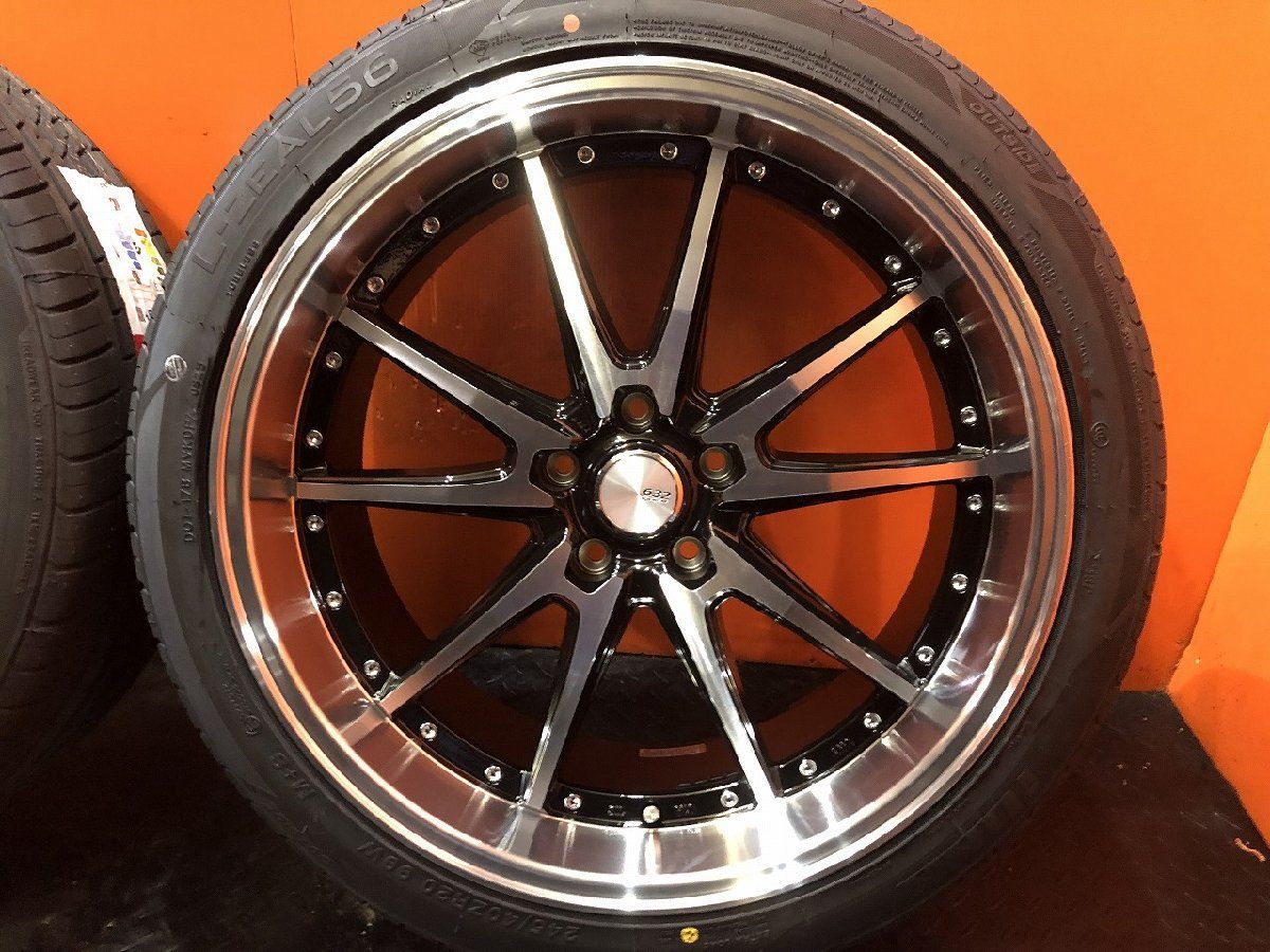 新品 25年製 バランス済 L-ZEAL56 245/40ZR20 夏タイヤ 632 LOXARNY