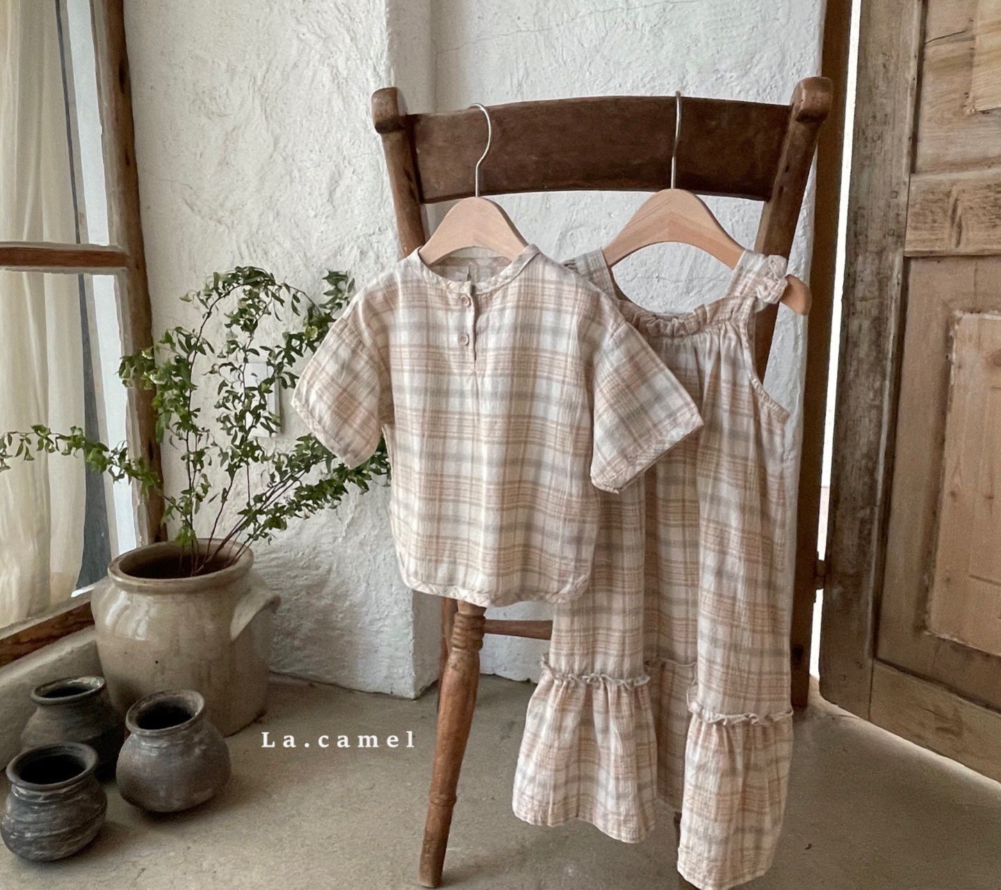 【韓国子供服】la camel   reve bebe shirt