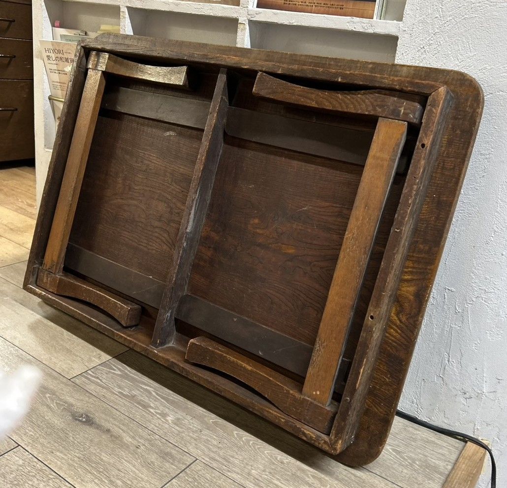 昭和レトロ ちゃぶ台 アンティーク家具No.3 台東区引取 MARWIL-DEMENAGEMENTS_CH