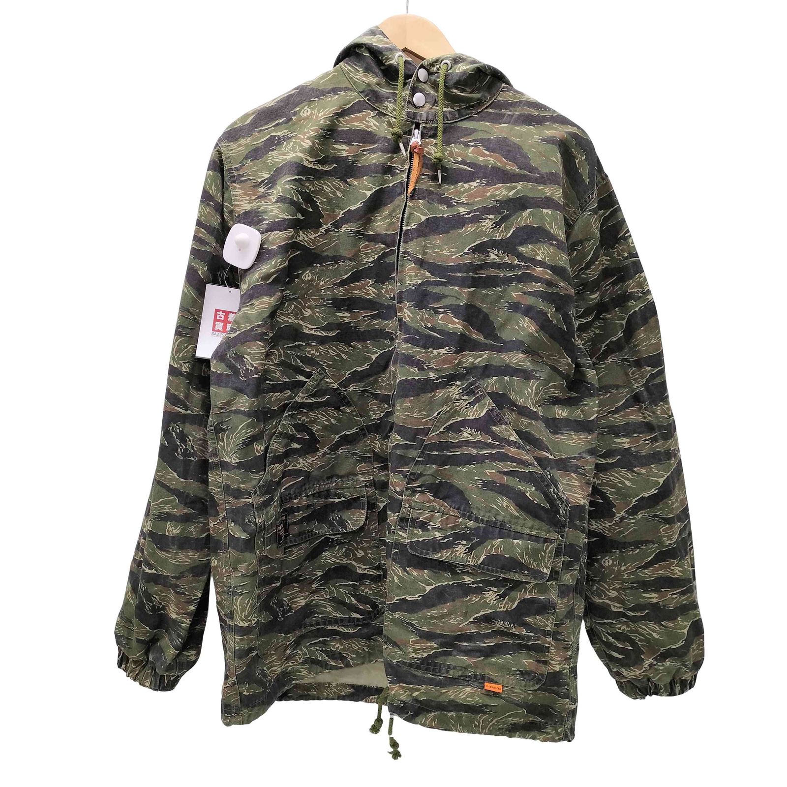 インターブリード INTERBREED タイガーストライプ カモ 迷彩柄 ジップ 