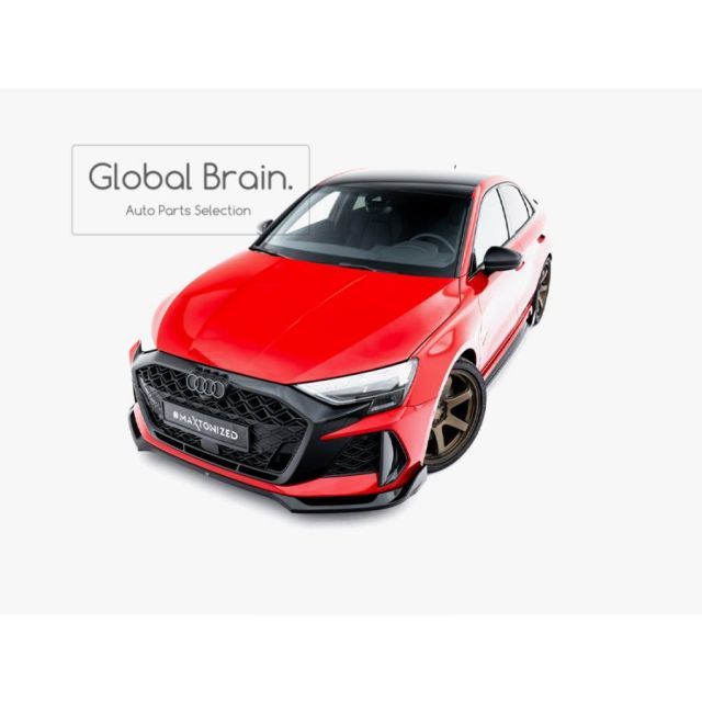 アウディ RS3 8Y 後期 フロント リップ スポイラー V2
