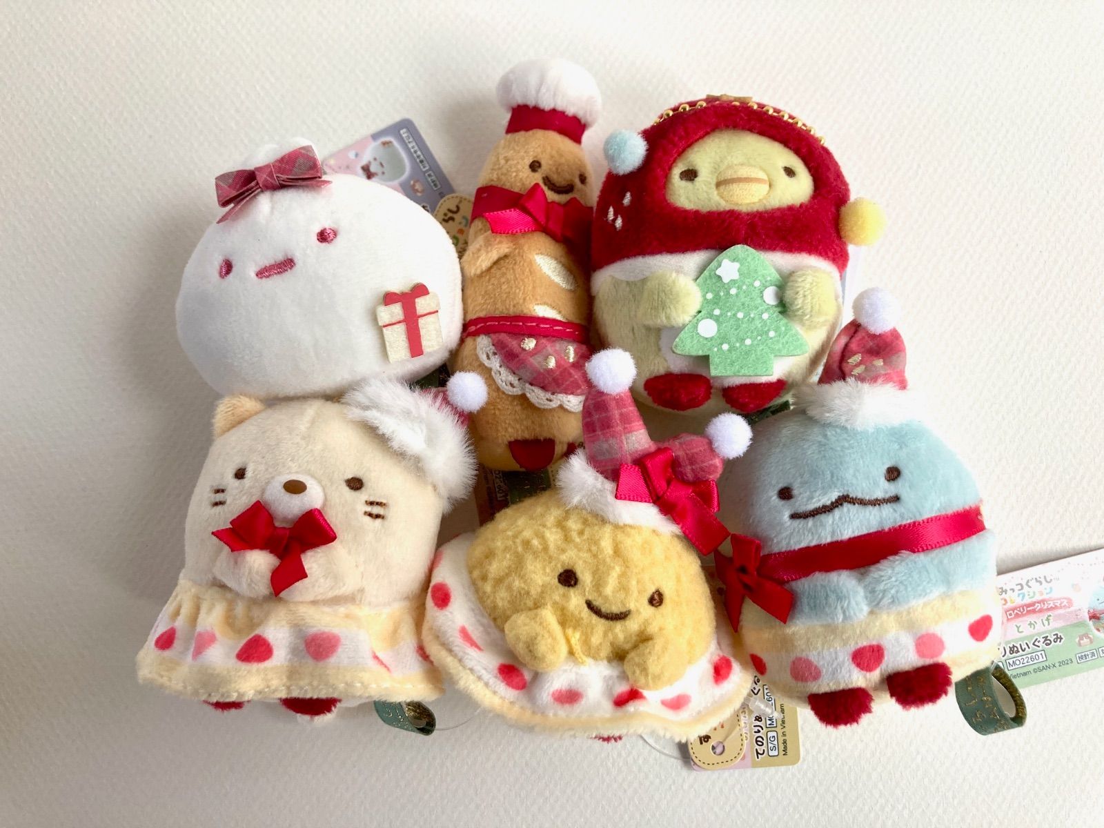 すみっコぐらし 2023 クリスマス限定 てのりぬいぐるみ 6種セット
