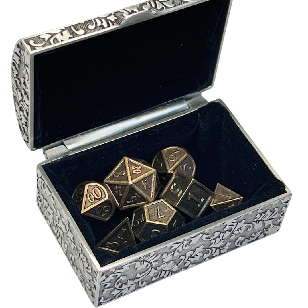 【新着商品】[セドナの魔法]DND テーブルゲーム用ダイス7個セット ダンジョンアンドドラゴン用ダイス 聖立方体（プラトン立体）5個と10面 ...