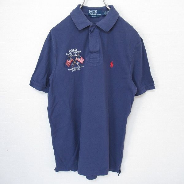 美品＼ポロラルフローレン ポロベア／ ポロシャツ ホワイト 刺繍 Sサイズ POLO RALPH LAUREN - 【美品】POLO RALP LAUREN ポロベア 刺繍