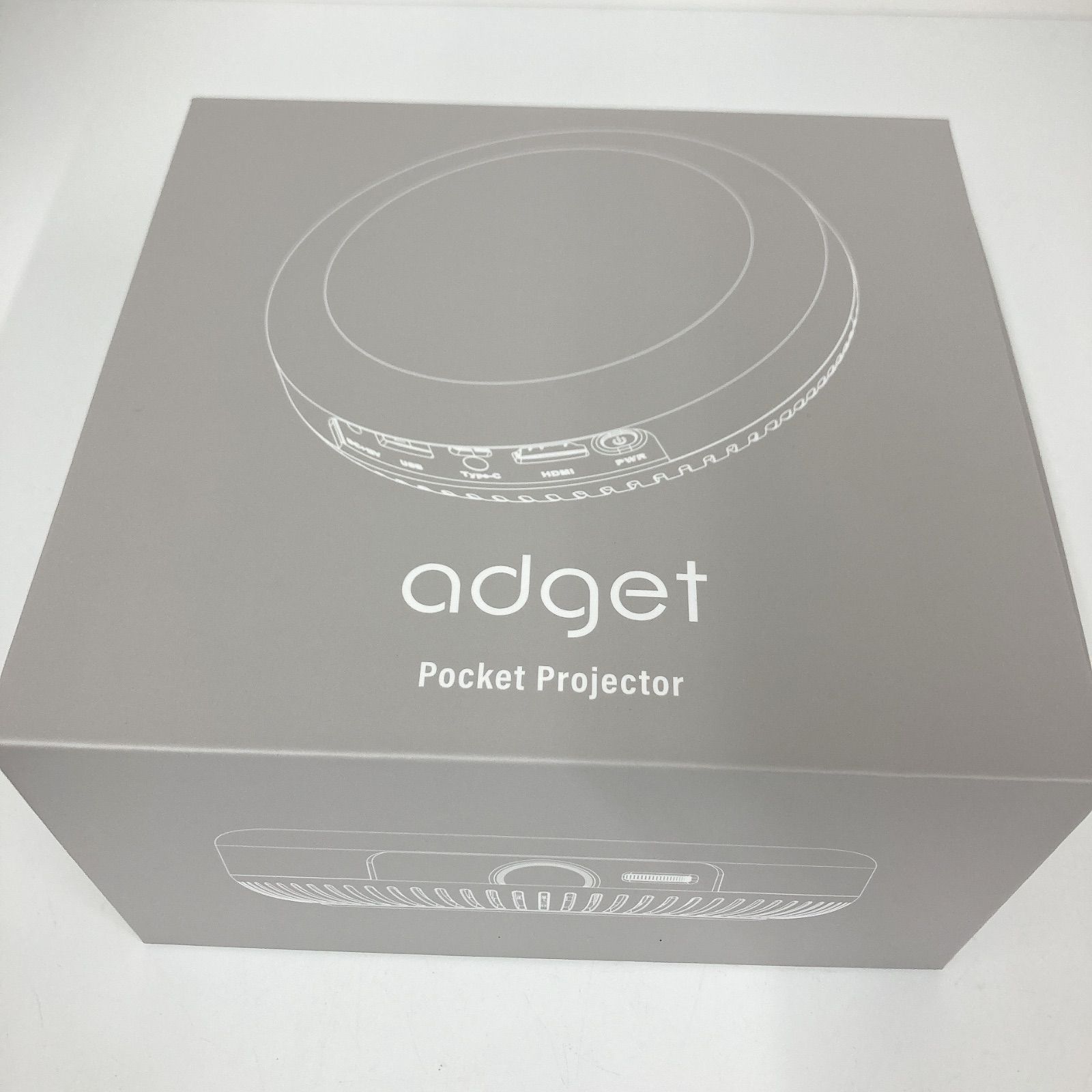 美品】adget Pocket Projector ホワイト インテリアになる