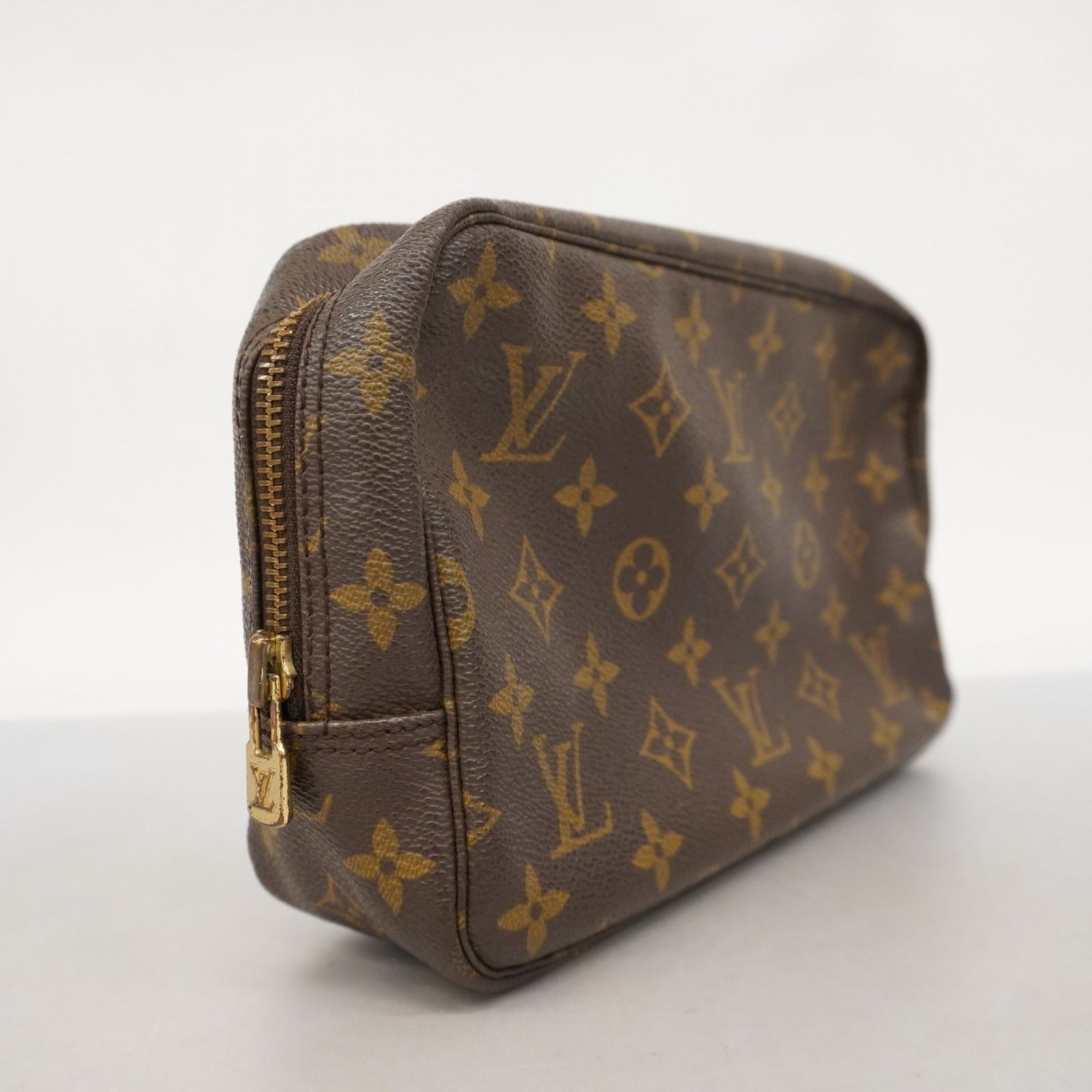 【美品】ルイヴィトン　ポーチ　トゥルーストワレット23 モノグラム　ブラウン ルイ・ヴィトン(Louis Vuitton) ルイ・ヴィトン ポーチ