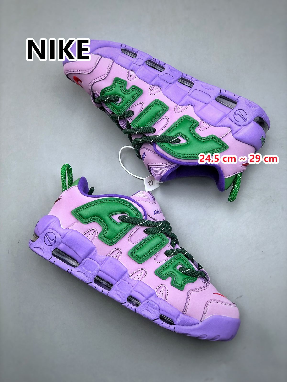 新品 未使用 NIKE ナイキ x アンブッシュ エア モアアップ テンポ ロー SP メンズ スニーカー ローカット FB1299-500 男女兼用