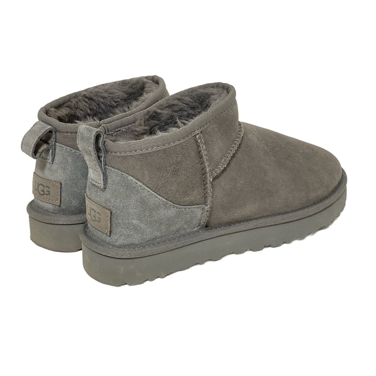 ダークグレー ムートン