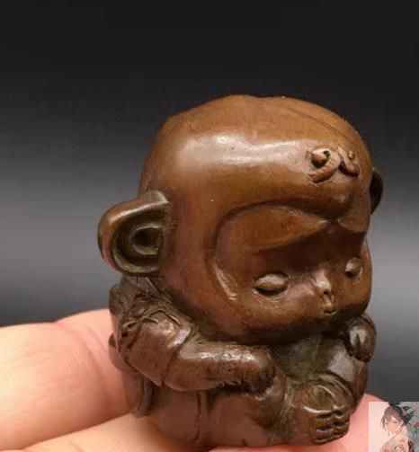 孫悟空香挿 置物 可愛猿 孫大聖 茶寵 装飾品 工芸品 美術品 置物