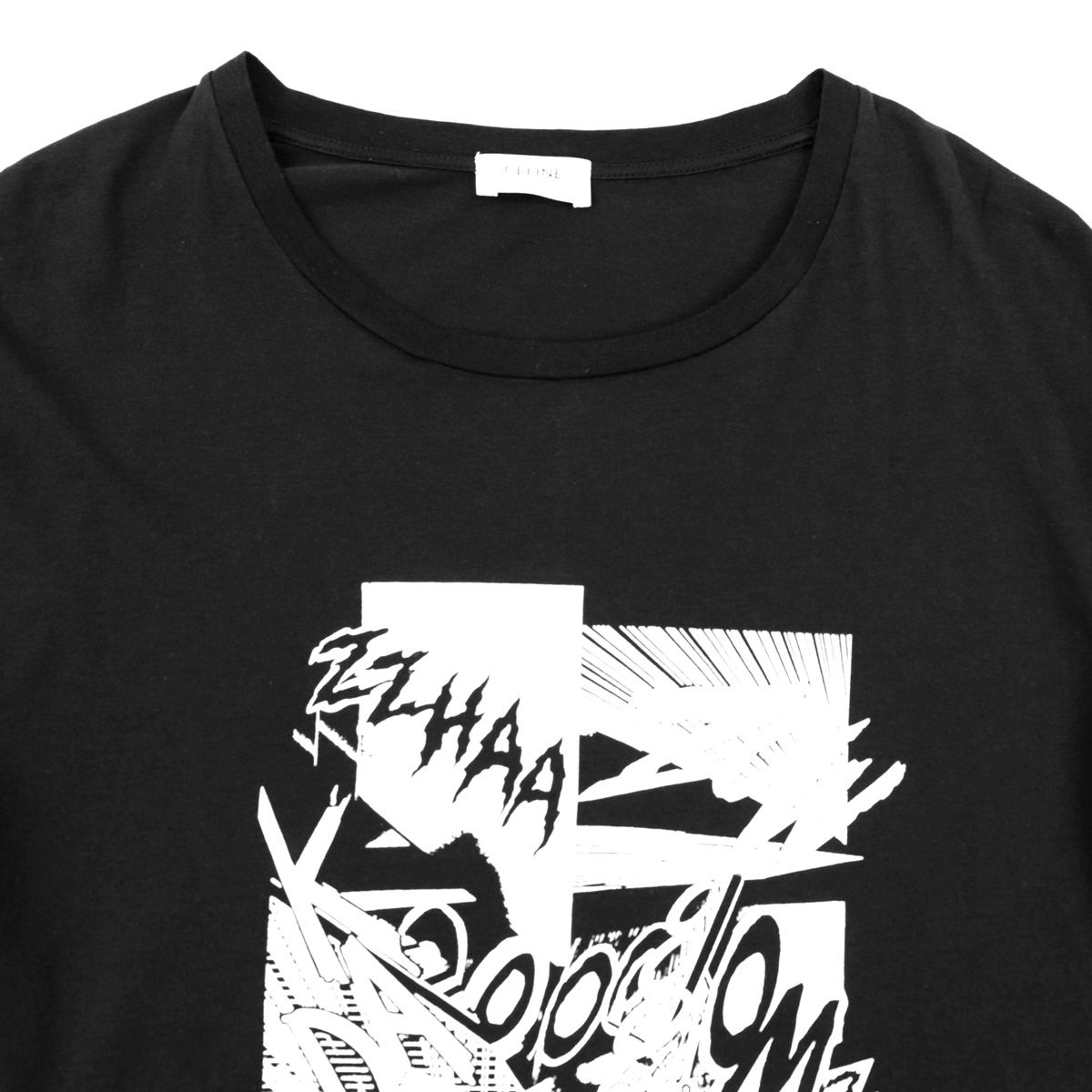 美品 セリーヌ クリスチャンマークレーコラボ プリント 半袖Tシャツ 