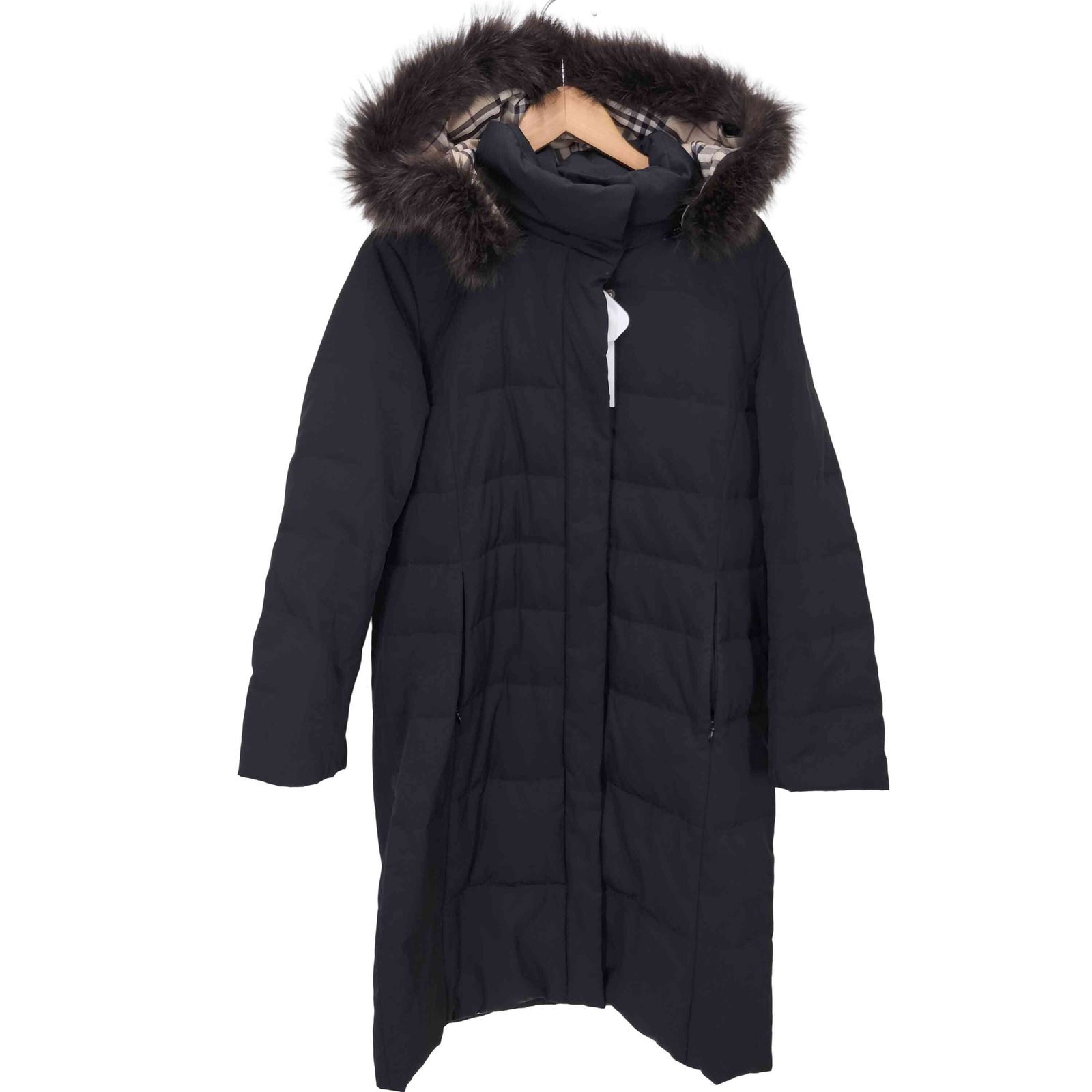 レディース バーバリーロンドン BURBERRY LONDON ファー付き ダウン 