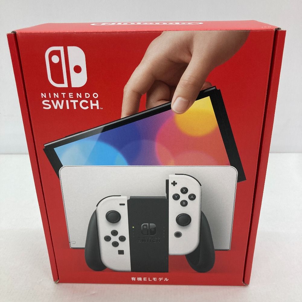 05w08239 【未使用 Nintendo Switch】ニンテンド ースイッチ本体 有機ELモデル ホワイト ＊検品開封済み＊  ゲームハード  未使用品