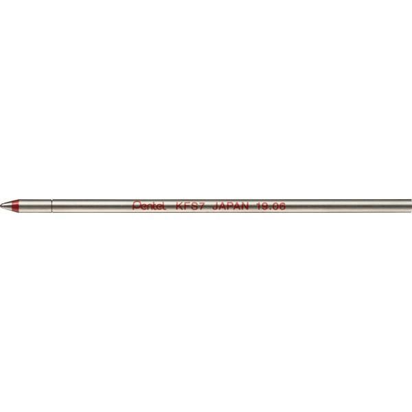 まとめ ぺんてる 油性ボールペン替芯 KFS7 0.7赤 KFS7-BD ｱｶ ×100セット