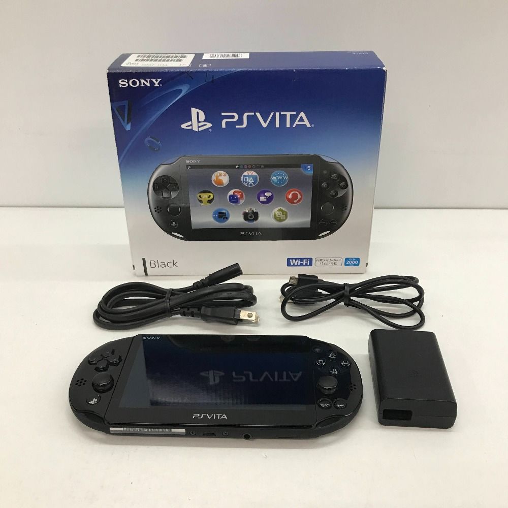 05w11992T PS VITA PlayStation VITA 本体 PCH-2000 ブラック 説明書 ＊動作 済み＊ ◎ ◎