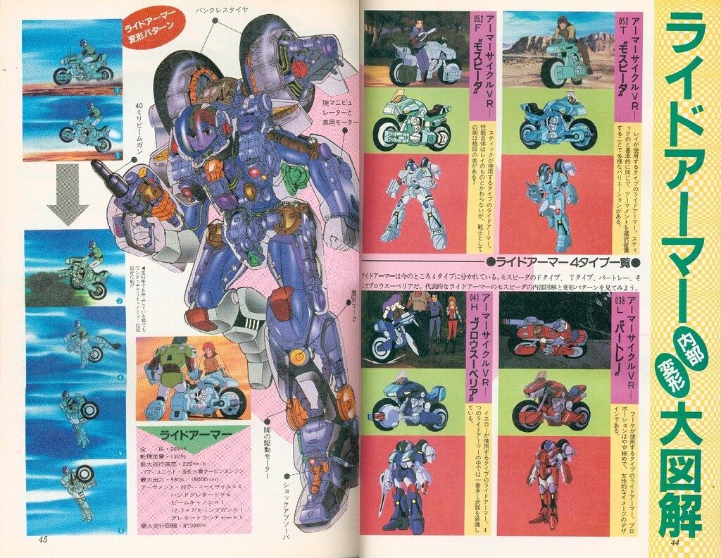 新紀元社 ENTERTAINMENT ARCHIVE SERIES 機甲創世記モスピーダ