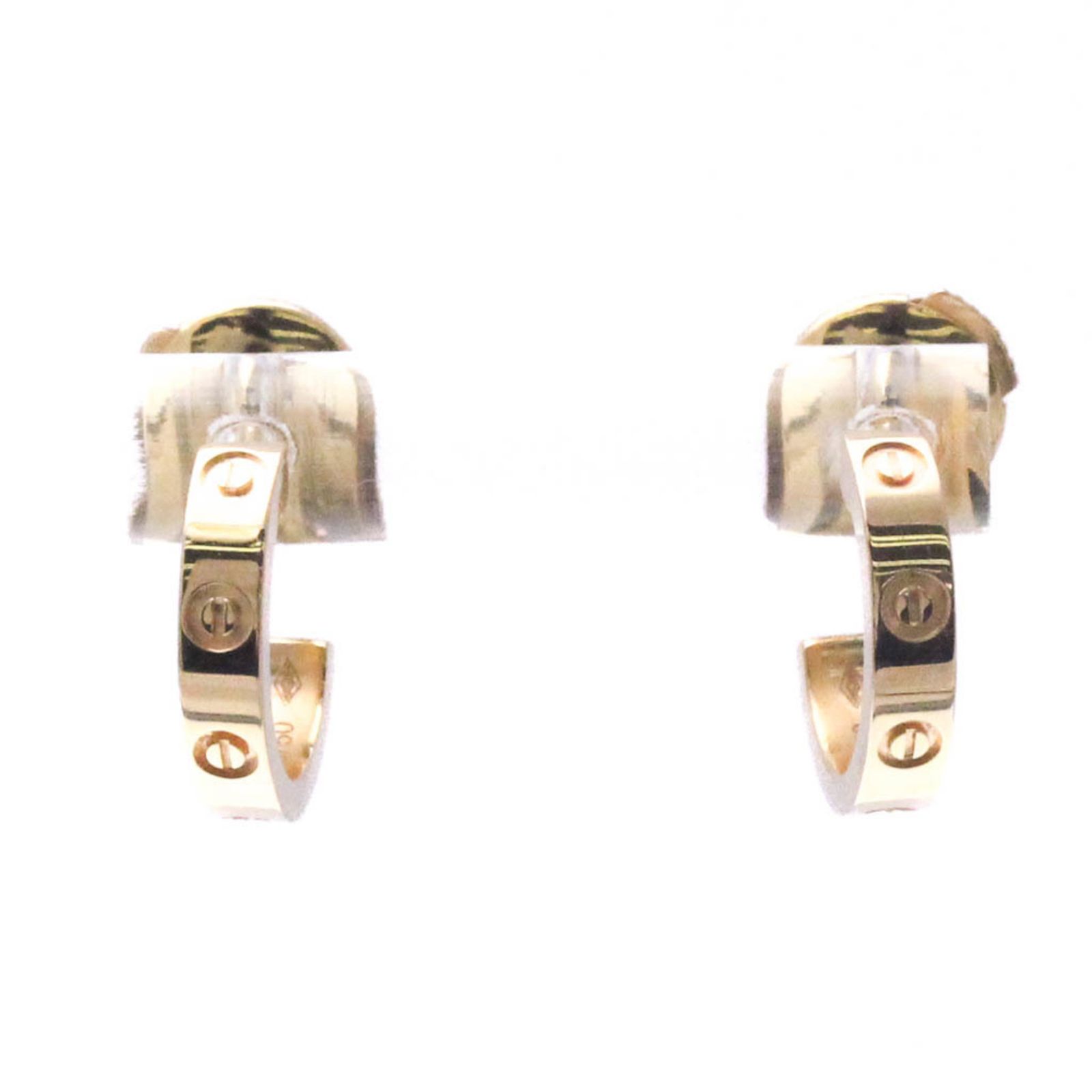 カルティエ(Cartier) ミニラブ ピアス 無し K18ピンクゴールド