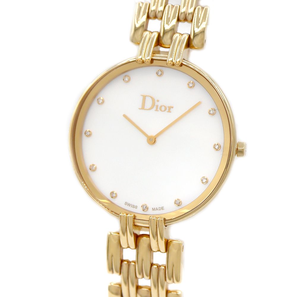 電池交換済 Christian Dior クリスチャンディオール バギラ ラージ