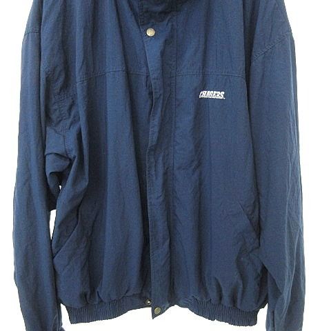 UNIVASAL PRODUCTS ネイビー ナイロンジャケット フルジップ 90s NAUTICA Full-Zip Nylon Blouson 紺 L相当 ノーティカ