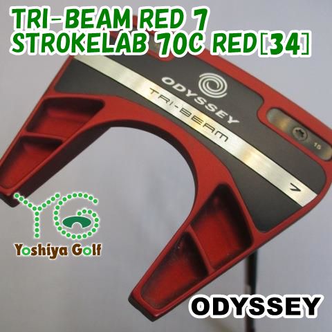 パター オデッセイ TRI-BEAM RED 7/STROKELAB 70C RED[34]//3[116941] - メルカリ