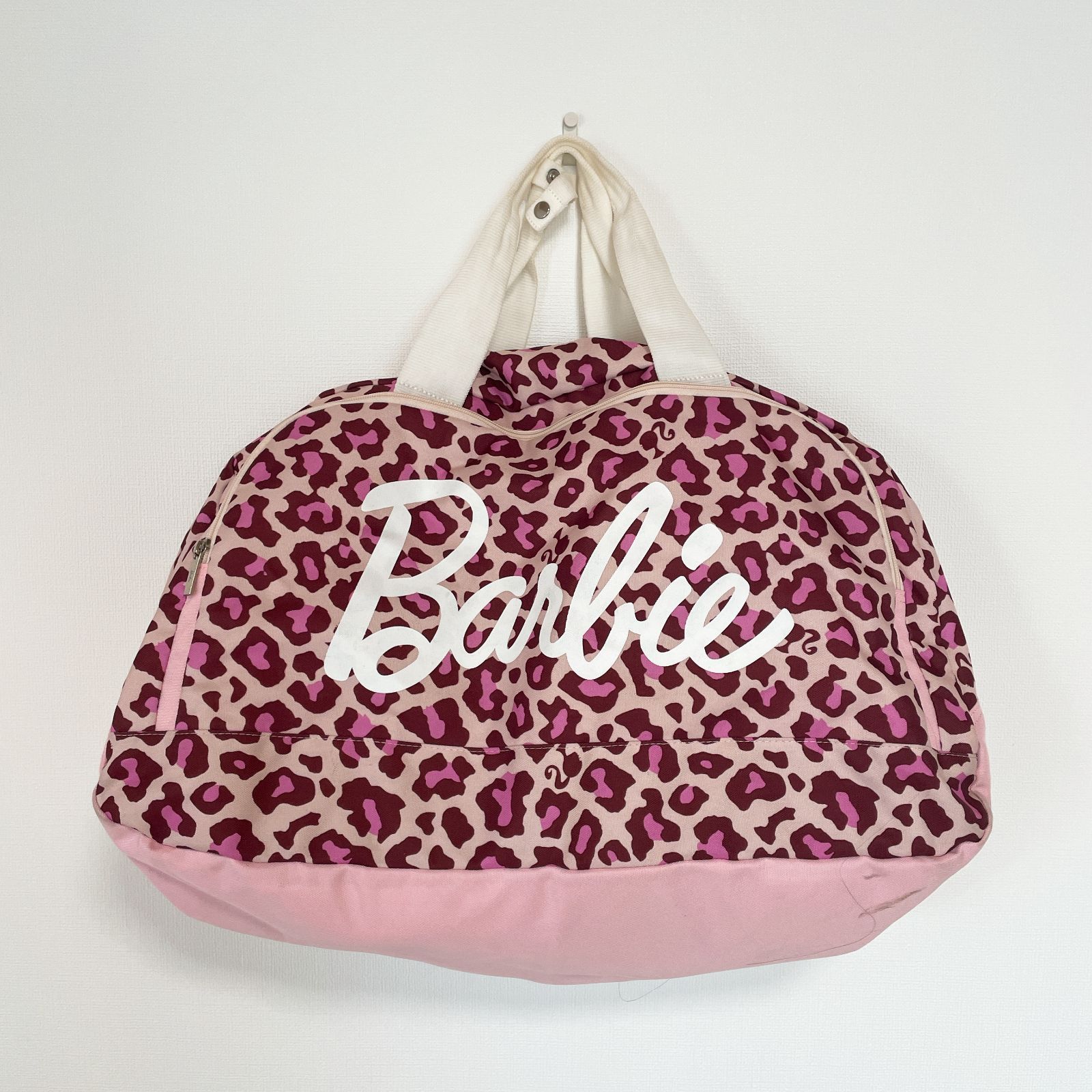 Barbie バービー ボストンバッグ レオパード ヒョウ柄 ピンク 