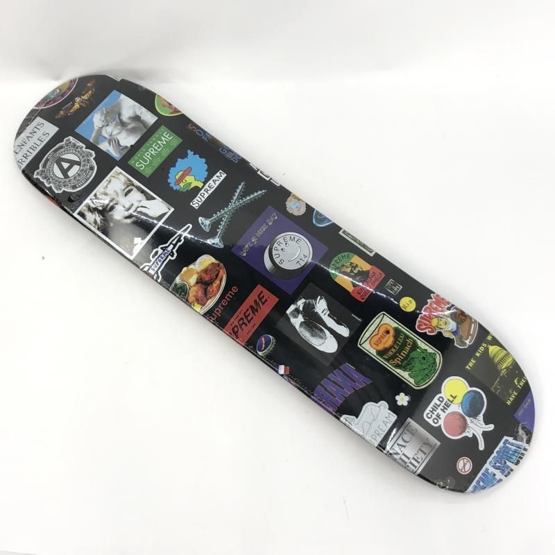 中古】Supreme 21SS stickers skateboard Deck スケートボード