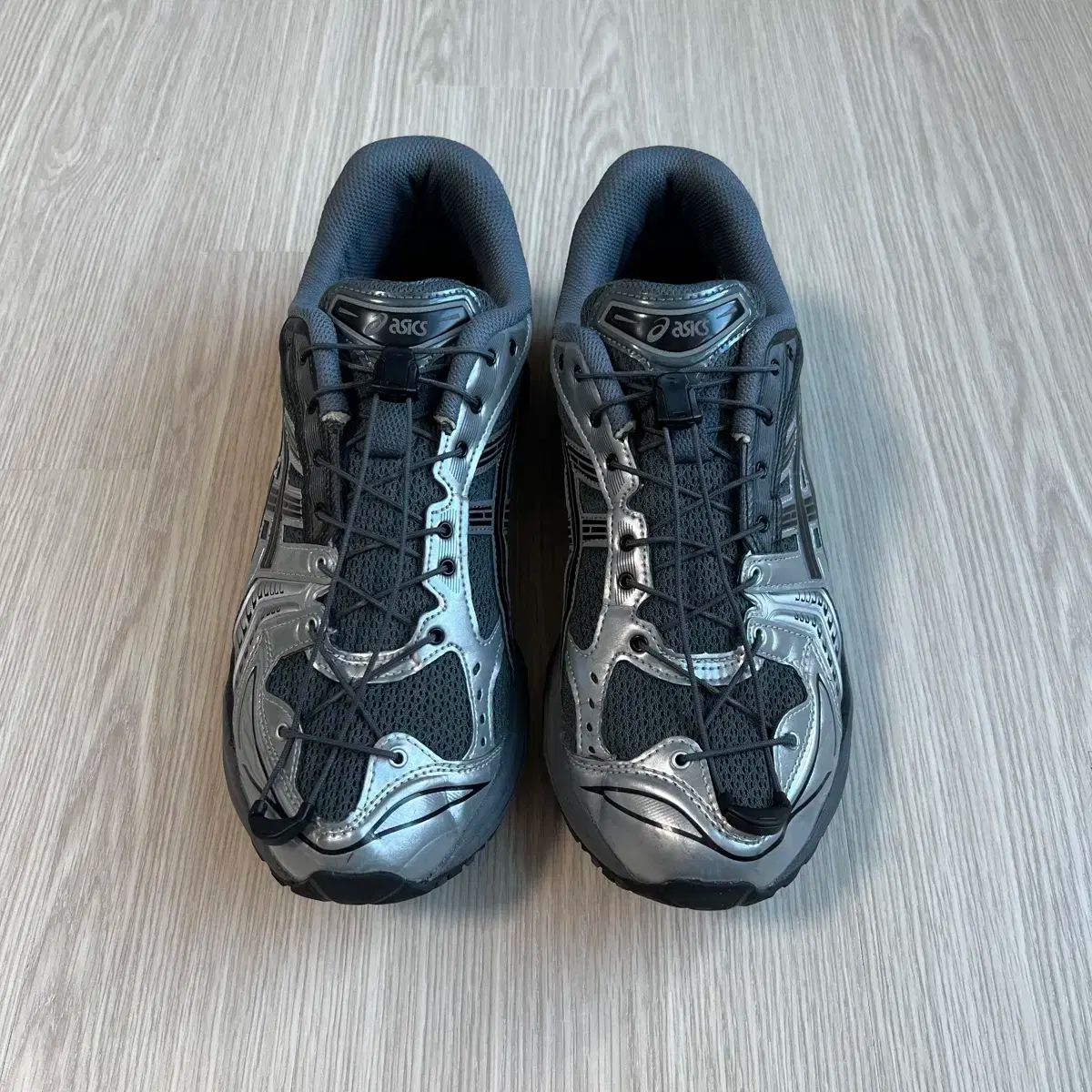 【雷市場（ポンジャン）商品韓国直送】 275 Asics(アシックス) X UNAFFECTED（アンアフェクテッド） ゲル ゲル カヤノ 14 シルバー ポータル