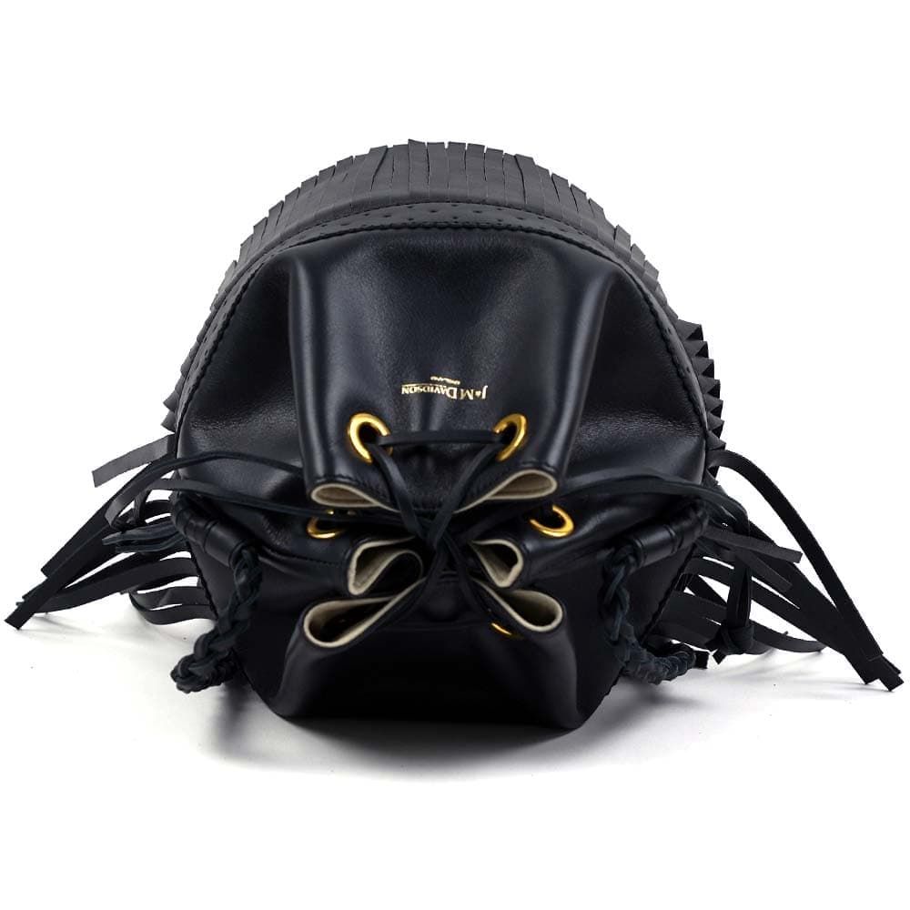 j＆m フリンジカーニバル 黒 J&M Davidson フリンジ カーニバル L