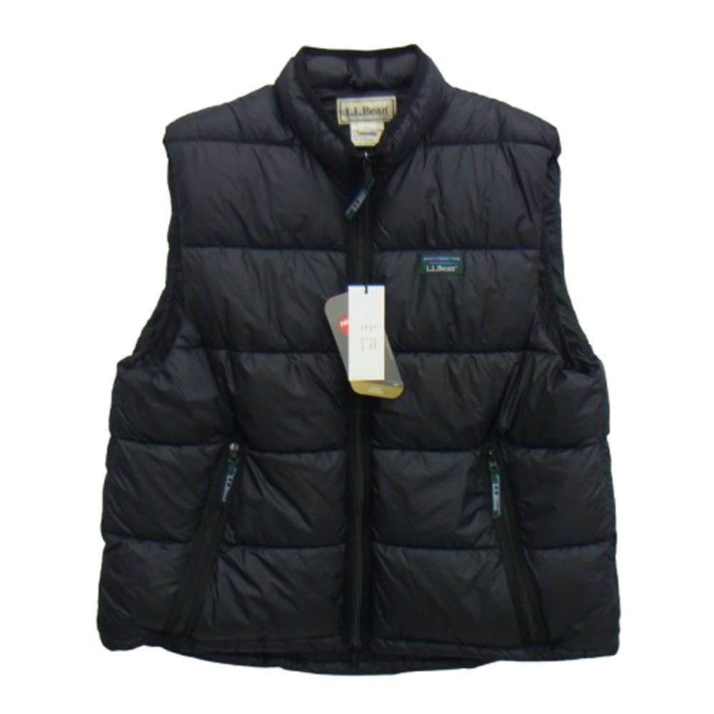 L.L.Bean エルエルビーン 3575-4037 Fairfield Vest フェアフィールド ナイロン 中綿 ベスト ブラック系 XL 新古品