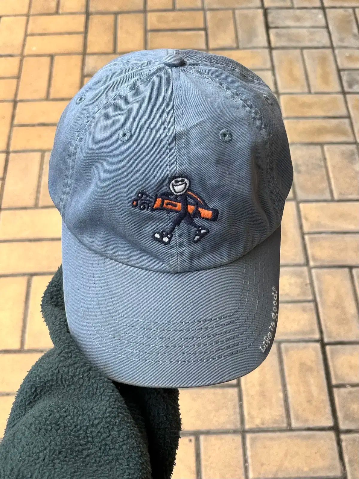 Vtg ヴィンテージ Life is good ロゴ ボールキャップ