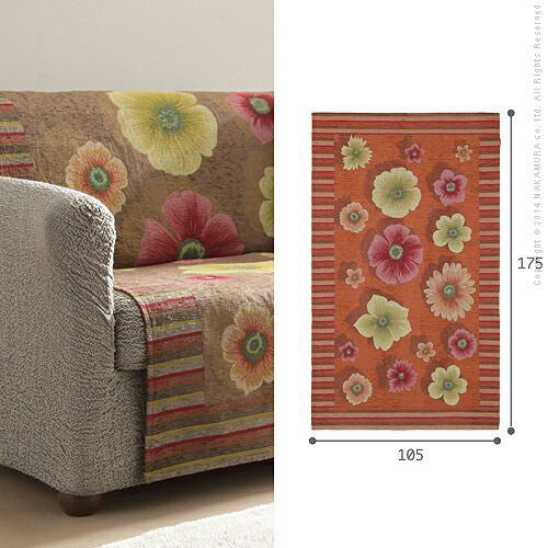 イタリア製 バンド付きソファカバー フィオーレ 2人掛 ソファカバー 2人掛け 肘なし NEXPOTALLINN_EU