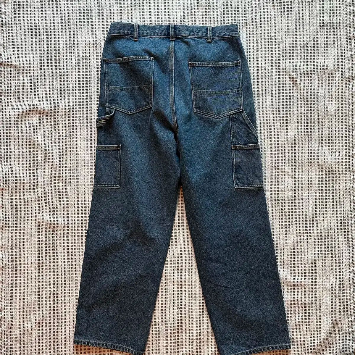 スターチーム デニム パンツ ダブルニー カーキ スケーター Supreme スターチーム デニムstarteam olive zip off jeans32 - メルカリ