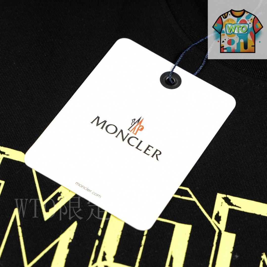 今日特価】MONCLER レター LOGO 立体プリント T シャツ-2 - メルカリ