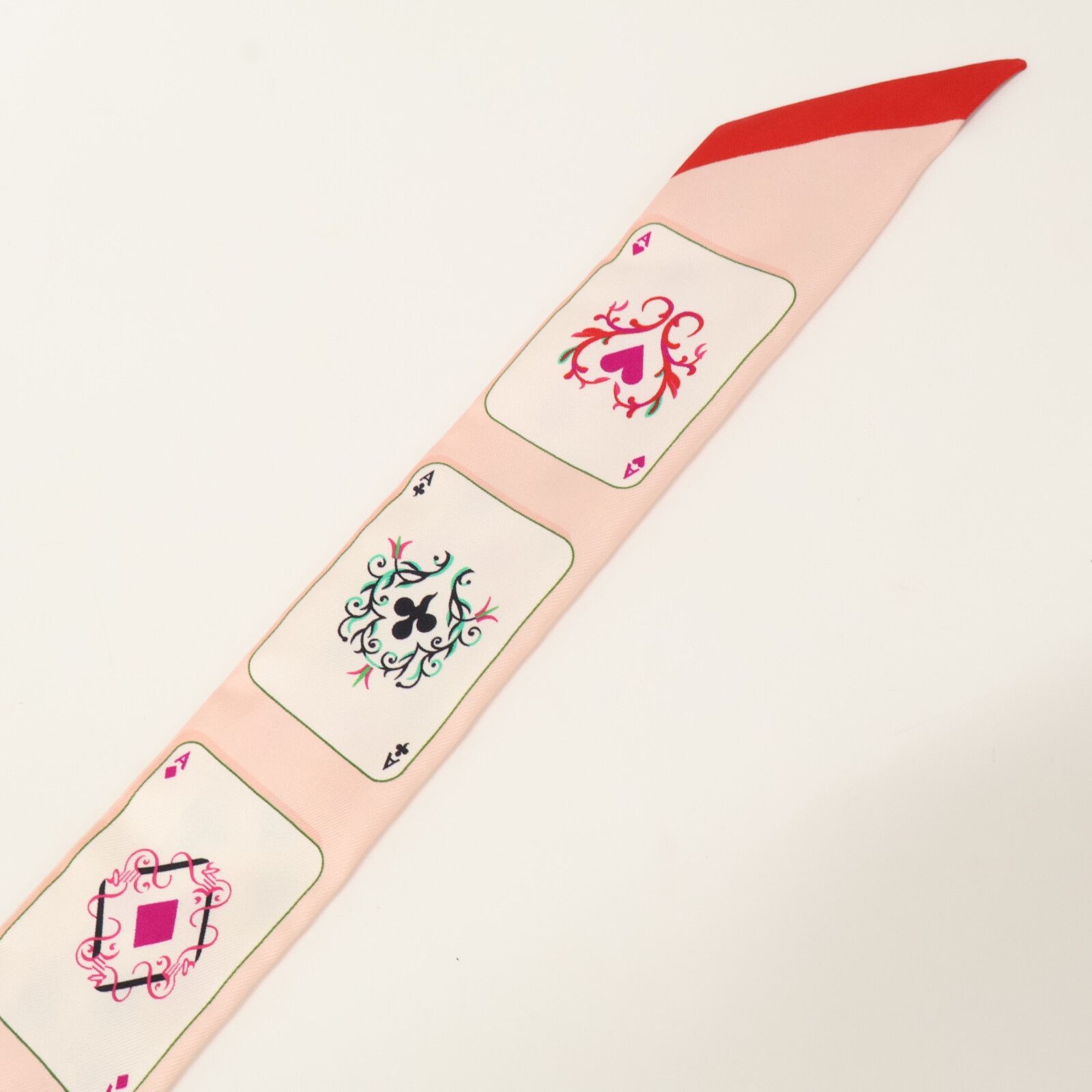 トランプ柄 シルク