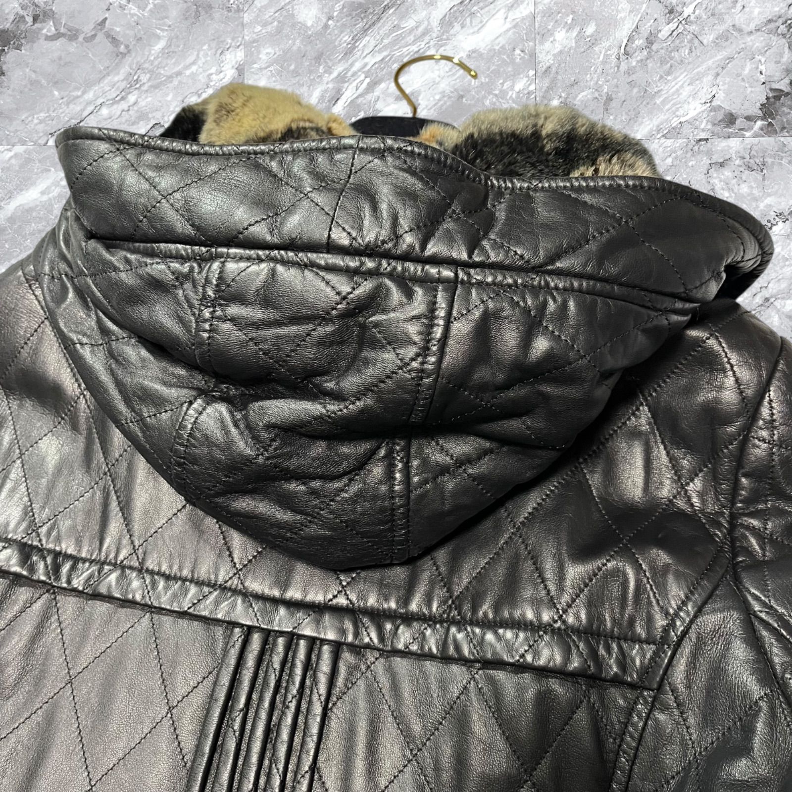 レディース SAGA FURS サガファー レザーコート オールレザー 