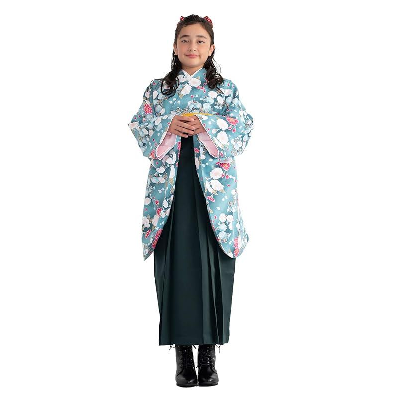 小町キッズ　　七五三　花柄　着物　白　被布セット　卒園式　袴　入学式スーツ 小町キッズ 七五三 花柄 着物 白 被布セット 卒園式 袴 入学式スーツ