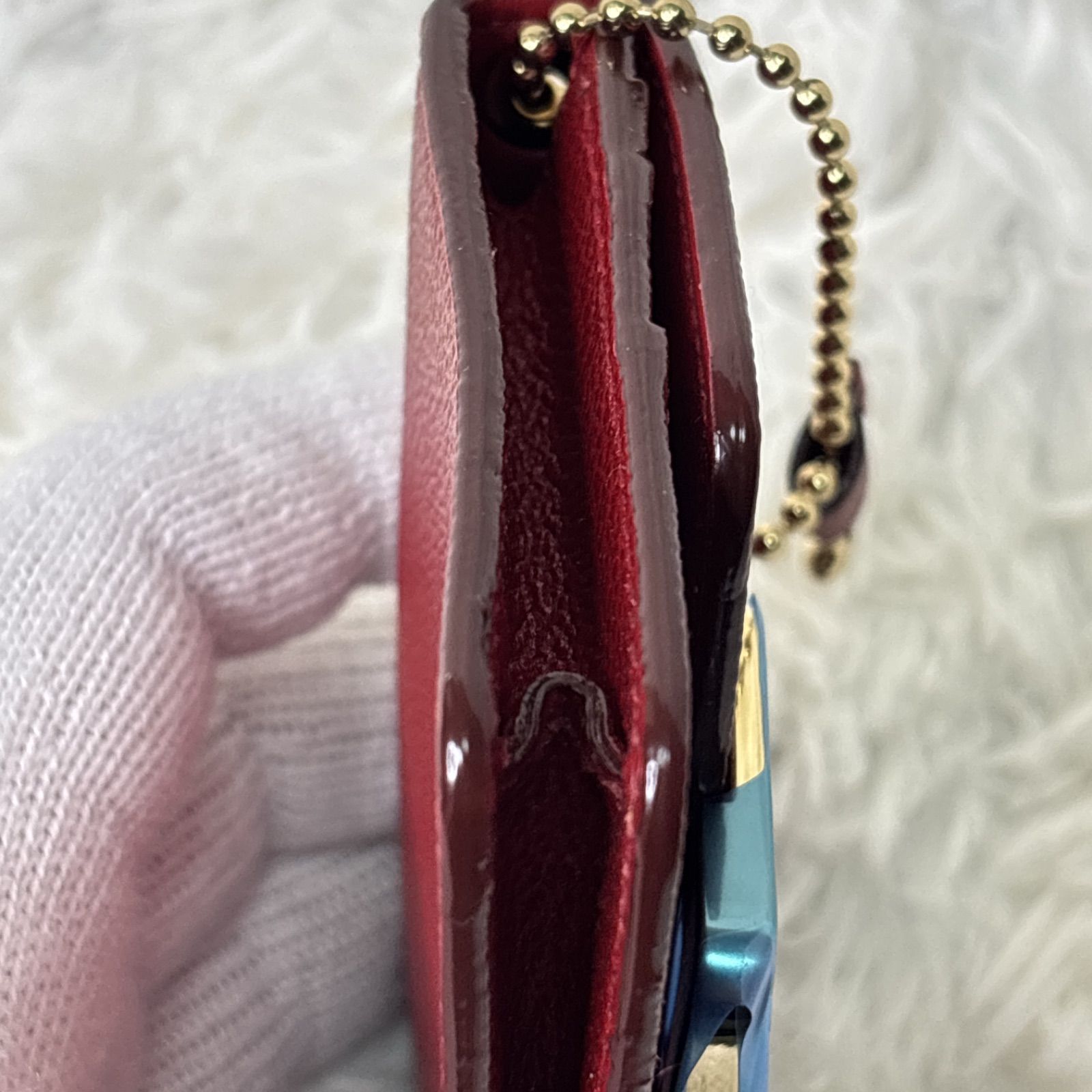 新品　BALLY カードケース　名刺入れ チェーンストラップ付き org.jpg