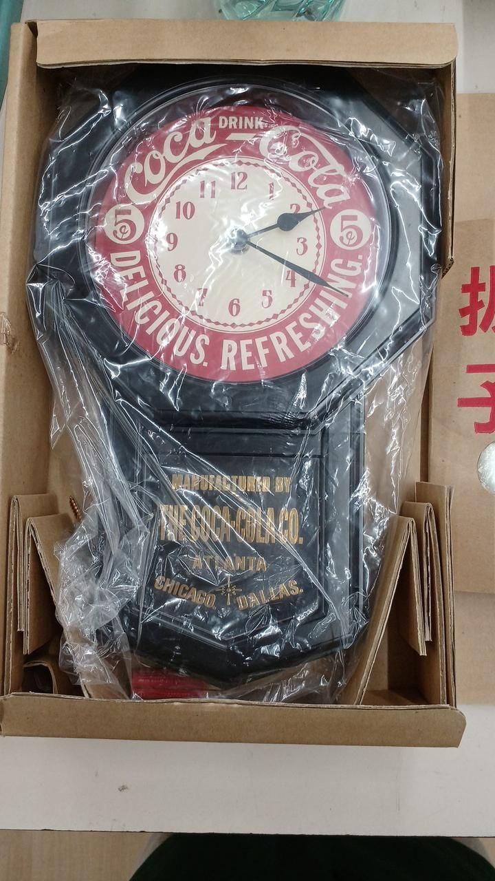 コカコーラ 振り子時計 C3-3800 Coca-Cola Pendulum Clock C3-3800