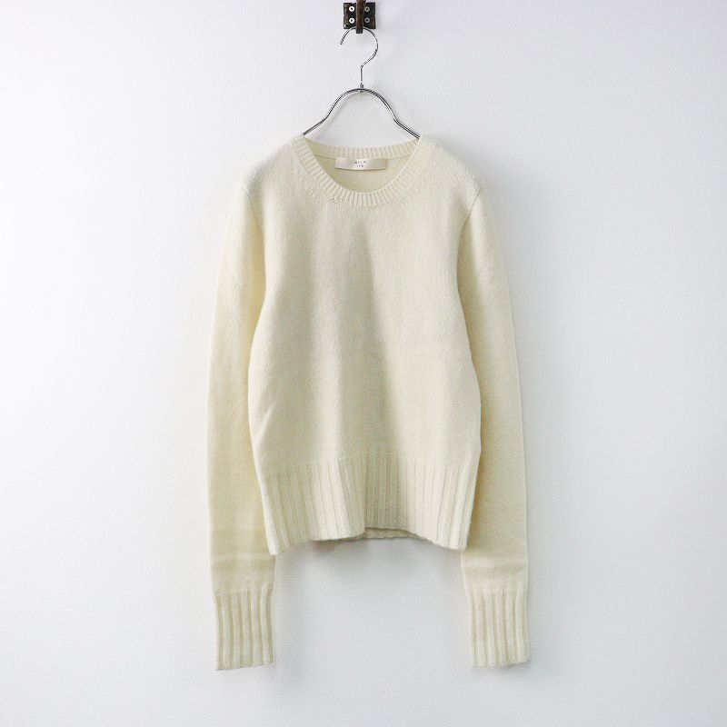 L'Appartement取扱 アーチザ ARCHTHE カシミヤ100％ ニット プルオーバー /オフホワイト トップス 長袖  ロング【2400014260175】 - メルカリ