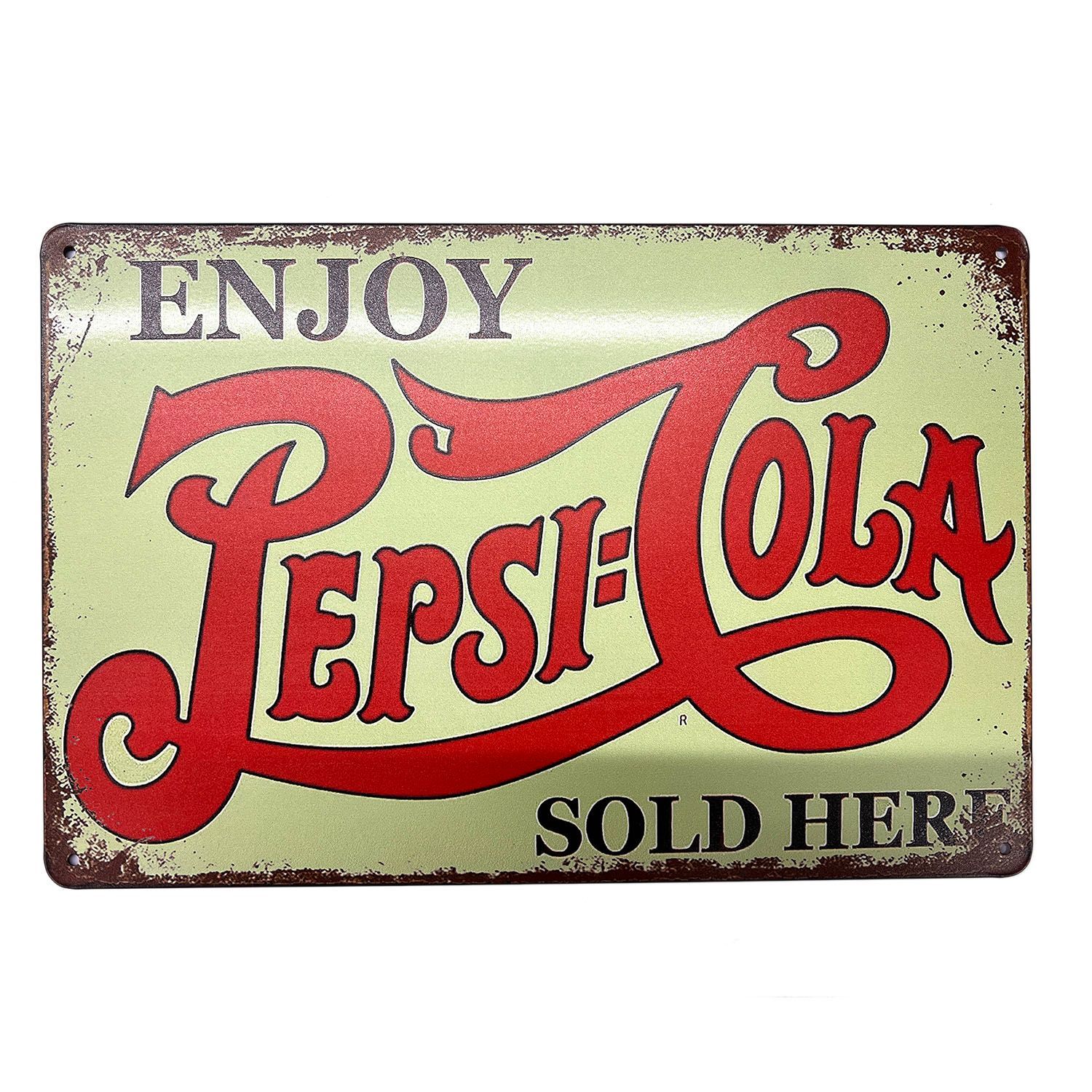 ペプシ コーラ COLA アメリカン雑貨 ブリキ看板 アメリカ雑貨 アメカジ 