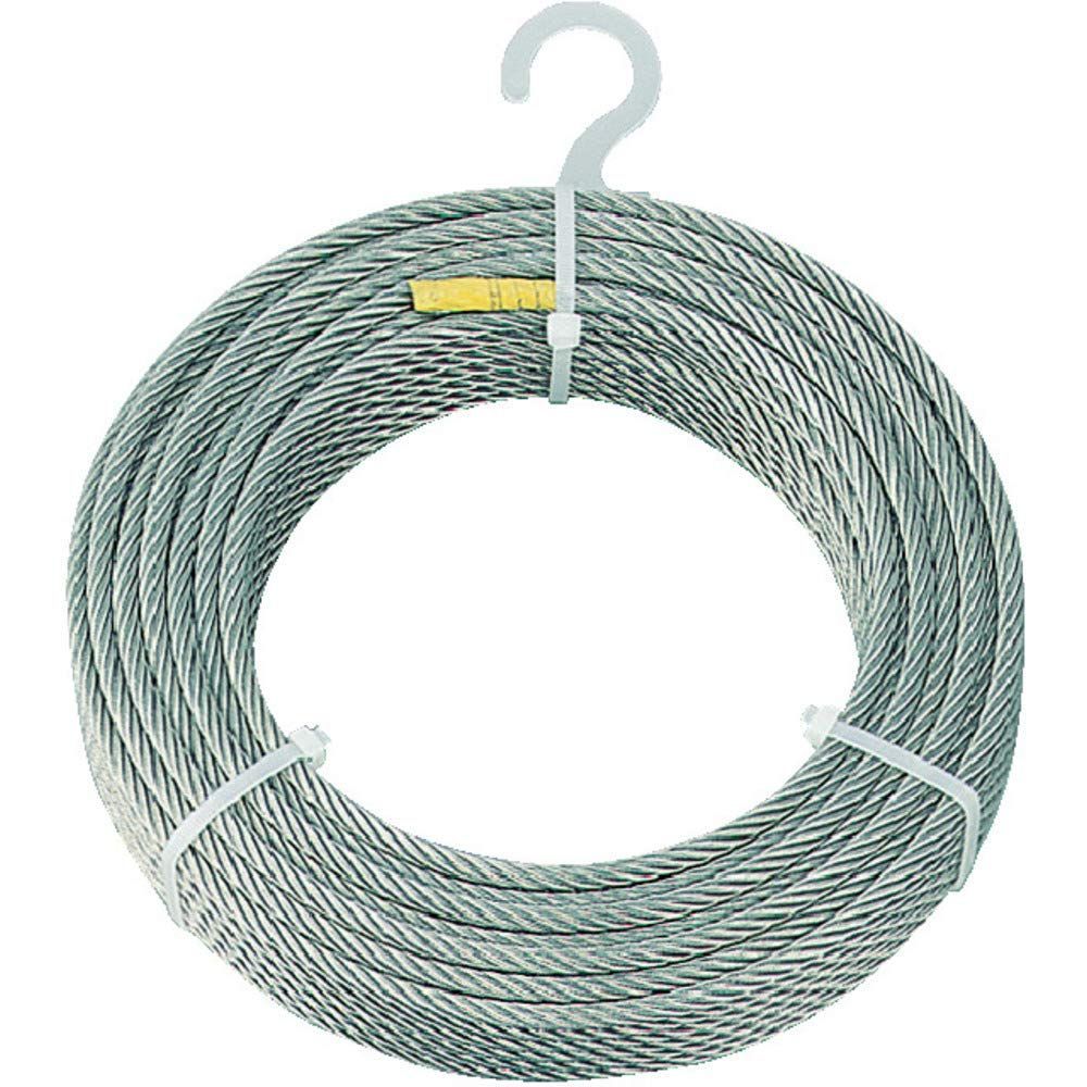 TRUSCOトラスコ ステンレスワイヤロープ Φ6.0mm×100m CWS-6S100
